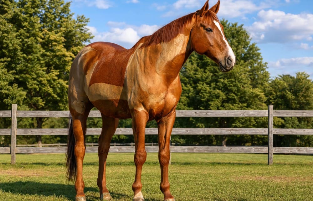 Tondre son cheval, équidé tondu en partie